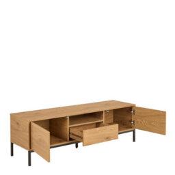 Wyld Haus Galway 140Cm Wild Oak Tv Unit 2 Doors 1 Drawer 1 Shelf - thumbnail 6