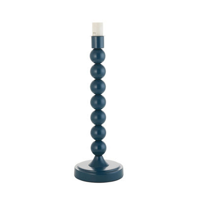 Loops Stylish Gloss Marlin Blue Table Lamp Base - E14 Compatible For Custom Lighting - image 1
