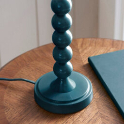 Loops Stylish Gloss Marlin Blue Table Lamp Base - E14 Compatible For Custom Lighting - thumbnail 4