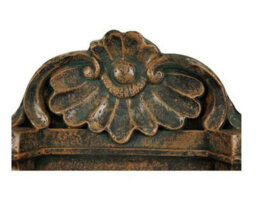 Primrose Verdi Aged Verdigris Outdoor Wall Fountain H86Cm - thumbnail 5