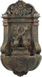 Primrose Verdi Aged Verdigris Outdoor Wall Fountain H86Cm - thumbnail 3