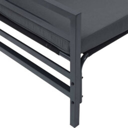 Berkfield Garden Sofa Set 9 Pcs Anthracite Steel - thumbnail 9