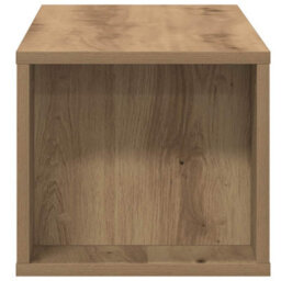 Berkfield Wall Mounted Tv Cabinet In Artisan Oak - 100X30X26.5 Cm, Made From Engineered Wood - thumbnail 7