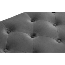 Ashfield Deluxe Velvet Charcoal Blanket Box - thumbnail 7