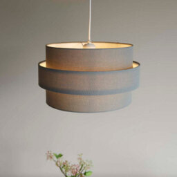 Pagazzi Lighting Pagazzi Ziggy Charcoal Easy-Fit Pendant - thumbnail 1