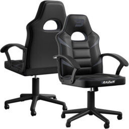 Brazen Valor Mid Back Pc Gaming Chair- Grey - thumbnail 1
