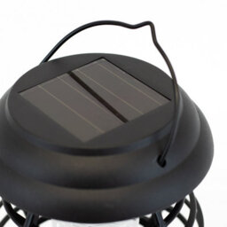 Gardenwize Solar Powered 2 In 1 Yellow Flame Lantern + Bug Zapper Decorative Garden Light Eco Friendly - thumbnail 5