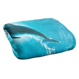 Royce Mcclure Silky Dolphin Sun Supersoft Blanket Blue/grey (152Cm X 127Cm) - thumbnail 3