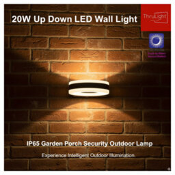 UKEW 20W Led Photocell Dusk Till Dawn Outdoor Waterproof Ip65 Up Down Wall Light 6000 - thumbnail 2