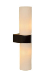 Lucide Jesse Classic Wall Light Bathroom - 2Xg9 - Ip44 - Black