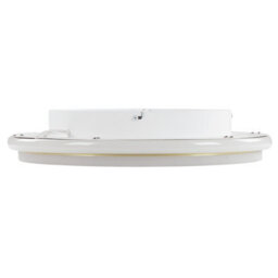 Beliani Ceiling Led Ring Light 64Cm - Gold Metal Frame, Opal Acrylic Shade, Warm White, Flush Mount - thumbnail 3