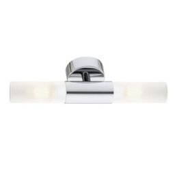Luminosa Lighting Luminosa Taylor Up & Down Wall Lamp Frosted, Chrome - thumbnail 2