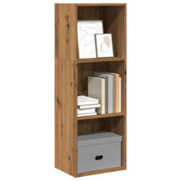Berkfield Versatile Bookcase Artisian Oak 40X30X114 Cm Engineered Wood - thumbnail 2