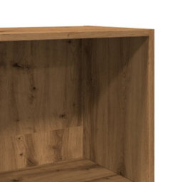 Berkfield Versatile Bookcase Artisian Oak 40X30X114 Cm Engineered Wood - thumbnail 7