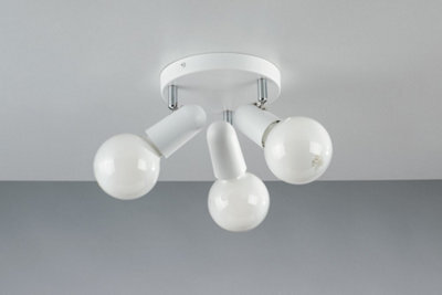 Luminosa Lighting Luminosa Spot 3 Light Adjustable Spotlight Clusters White 26X18X12Cm