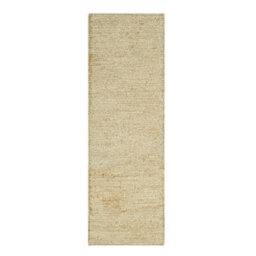 Plain Beige Modern Natural Fibers Handmade Rug For Dining Room Bedroom & Living Room-160Cm X 230Cm - thumbnail 6