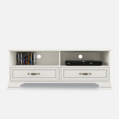 Heze Furniture Tiffany 2 Drawers Victorian Style Tv Unit With Storage - image 1