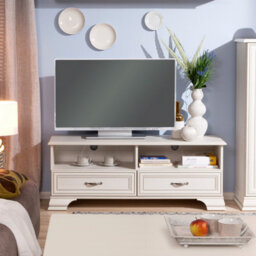 Heze Furniture Tiffany 2 Drawers Victorian Style Tv Unit With Storage - thumbnail 2