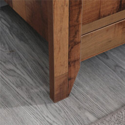 Furniturehmd Set Of 2 Bedside Tables Nightstand With 3 Drawers Rustic Style Wooden Side Table - thumbnail 5