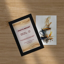 Ak Frames 6X4 Black Picture Mounts To Fit 5X3 Aperture Size - Mount Board Only (No Frame Included) - thumbnail 5