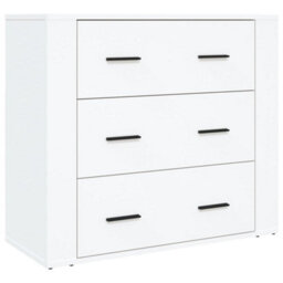 Berkfield Highboard White Engineered Wood - thumbnail 7