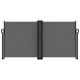 Walplus Retractable Side Awning Garden Sun Shade Canopy Gazebo For Back Door, Porch, Patio Anthracite 120X1200 Cm - thumbnail 3