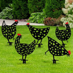 Easylife Garden Chicken Silhouettes (Set Of 5) - thumbnail 1