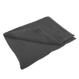 Sols Island Guest Towel (30 X 50Cm) Dark Grey (One Size) - thumbnail 1