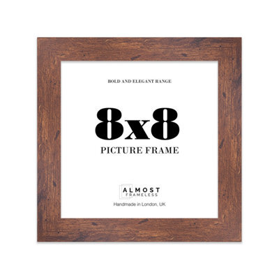 "11X11"" Silver Picture Frame - 11X11"" Square Frame With 9X9"" Mount For 11X11""/9X9"" Pictures Moderrn Style Thin Edge, 1 Pack" - image 1
