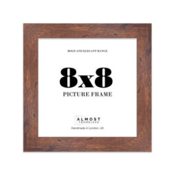 "11X11"" Silver Picture Frame - 11X11"" Square Frame With 9X9"" Mount For 11X11""/9X9"" Pictures Moderrn Style Thin Edge, 1 Pack" - thumbnail 1