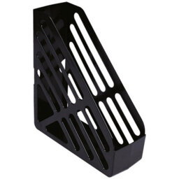 Q-Connect Magazine Rack, Black - thumbnail 1