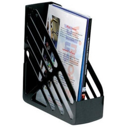 Q-Connect Magazine Rack, Black - thumbnail 3