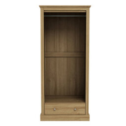 Wyld Haus Ardee Natural Oak 2-Door Wardrobe With Drawer - thumbnail 3