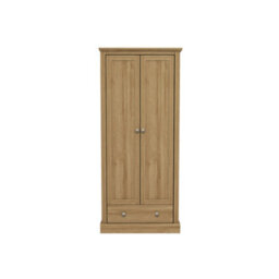 Wyld Haus Ardee Natural Oak 2-Door Wardrobe With Drawer - thumbnail 2