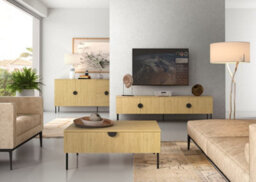 Arte Mond 7 Coffee Table W100Cm X H42Cm X D66Cm Oak Baltic - Natural Finish With Practical Storage - thumbnail 3