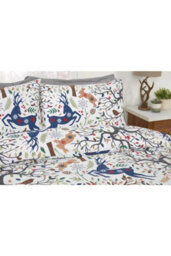 Tatton Woodland Multi King Duvet Cover And Pillowcase Set - thumbnail 2