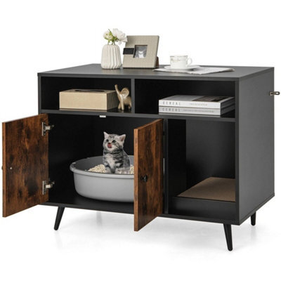 Industrial Cat Furniture Cat Litter Box Enclosure Hidden Cat Washroom Cat House - image 1