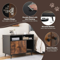 Industrial Cat Furniture Cat Litter Box Enclosure Hidden Cat Washroom Cat House - thumbnail 6