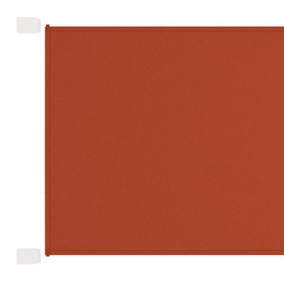 Berkfield Vertical Awning Terracotta 100X1200 Cm Oxford Fabric - image 1