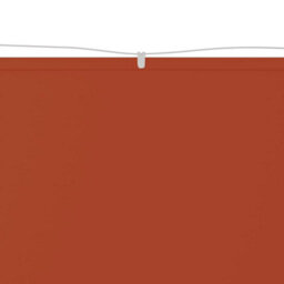Berkfield Vertical Awning Terracotta 100X1200 Cm Oxford Fabric - thumbnail 2