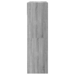 Walplus Shoe Cabinet With 2 Flip-Drawers Grey Sonoma 80X34X116 Cm - thumbnail 7