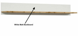Impact Furniture Wall Shelf Floating Display Panel 156Cm Modern White Oak Effect Book Storage Holten - thumbnail 5