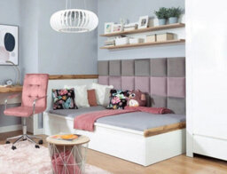 Impact Furniture Wall Shelf Floating Display Panel 156Cm Modern White Oak Effect Book Storage Holten - thumbnail 8