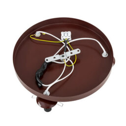 Luminosa Lighting Luminosa Fabio Ceiling Spotlight Clusters White-Brown (Marble Colour), Chocolate Brown Ip44 - thumbnail 4