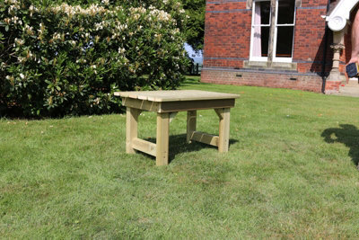 Churnet Valley Garden Furniture Ltd Coffee Table, Traditional Garden Wooden Furniture - L80 X W150 X H45 Cm - Fully Assembled - image 1