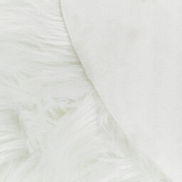 Beliani Faux Fur Rug Mamungari White 60 X 180 Cm - thumbnail 5