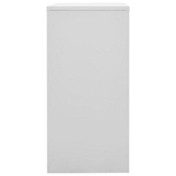 Vidaxl Locker Cabinet Light Grey And Green 90X45X92.5 Cm Steel - thumbnail 3