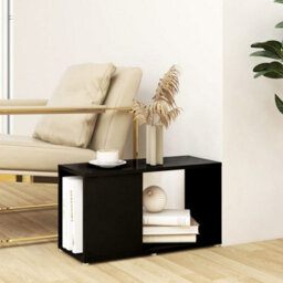 Berkfield Classic Tv Cabinet Black 60X24X32Cm Engineered Wood - thumbnail 3