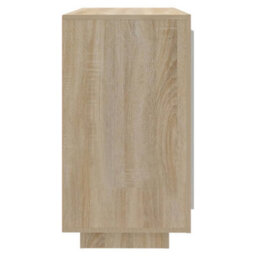 Berkfield Stylish Sideboard Sonoma Oak 80X40X75 Cm Engineered Wood - thumbnail 4