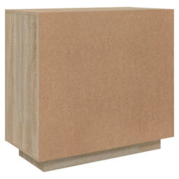 Berkfield Stylish Sideboard Sonoma Oak 80X40X75 Cm Engineered Wood - thumbnail 5